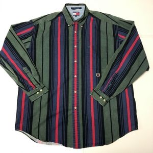 Tommy Hilfiger 100% Cotton Red Blue Green Long But